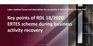 Webinar | Key points of RDL 18/2020: ERTES scheme during business activity recovery