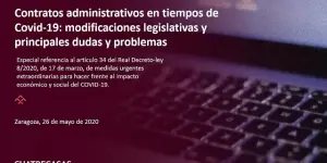 Webinar | Contratos administrativos en tiempos de COVID-19: modificaciones legislativas
