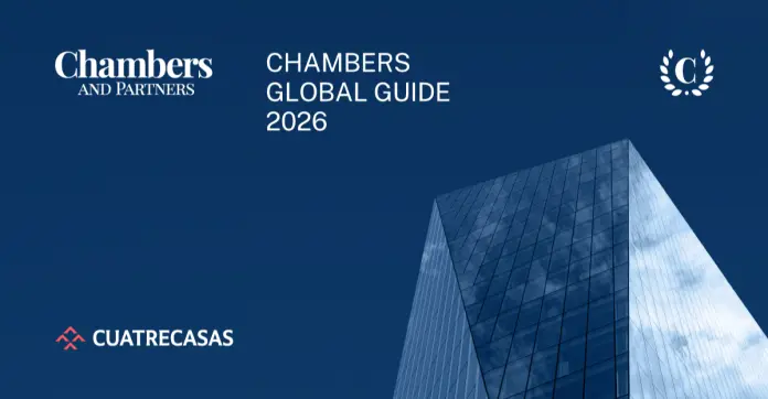 Cuatrecasas está entre as melhores sociedades de advogados segundo o ranking Chambers Global 2026