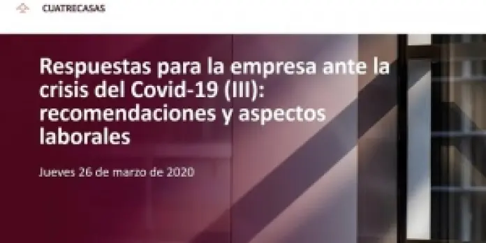 Webinar | COVID 2019: Analsis de aspectos laborales y de prevención de riesgos