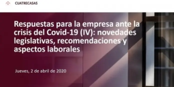 Webinar | COVID 2019: Análisis RDL 9.2020 y RDL 10.2020