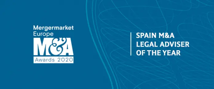Cuatrecasas named M&A Legal Adviser of the Year for Spain by Mergermarket