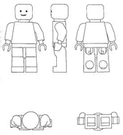 Lego figura humana